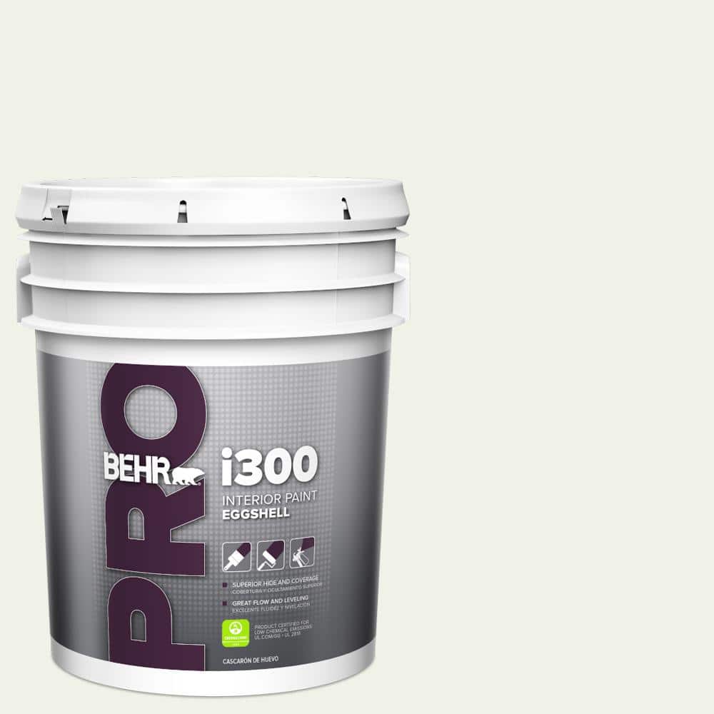 BEHR PRO 5 gal. #PPU18-07 Falling Snow Eggshell Interior Paint (1)