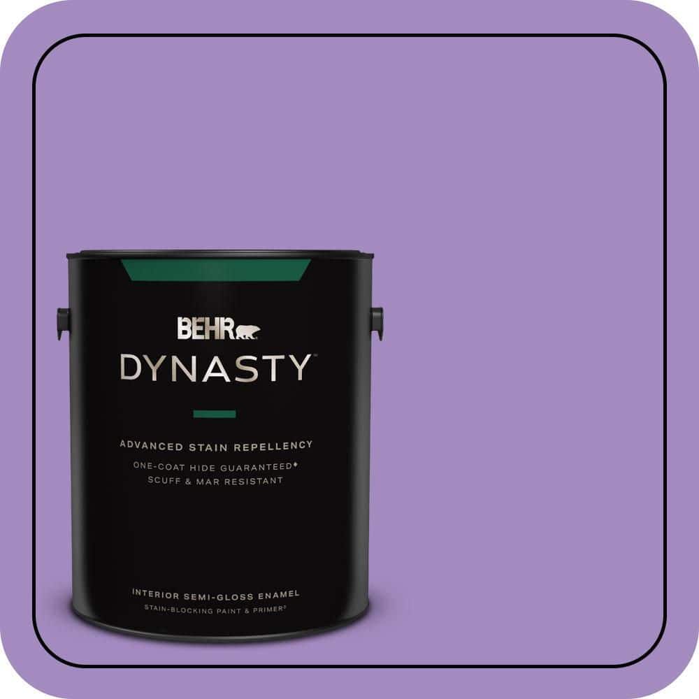 BEHR DYNASTY 1 gal. #P570-4 Classic Bouquet Semi-Gloss Enamel Interior Stain-Blocking Paint & Primer