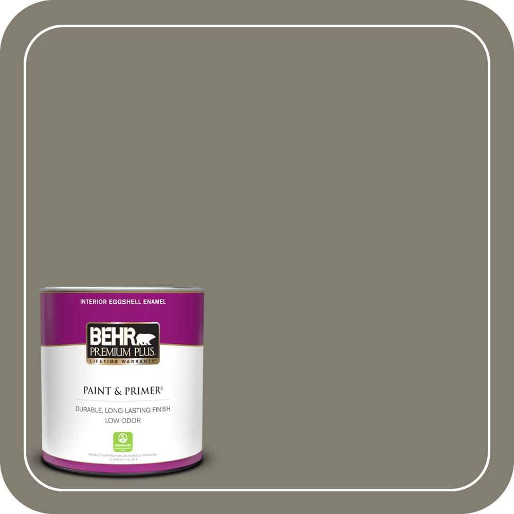 BEHR PREMIUM PLUS 1 qt. #PPU8-23 Manuscript Eggshell Enamel Low Odor Interior Paint & Primer