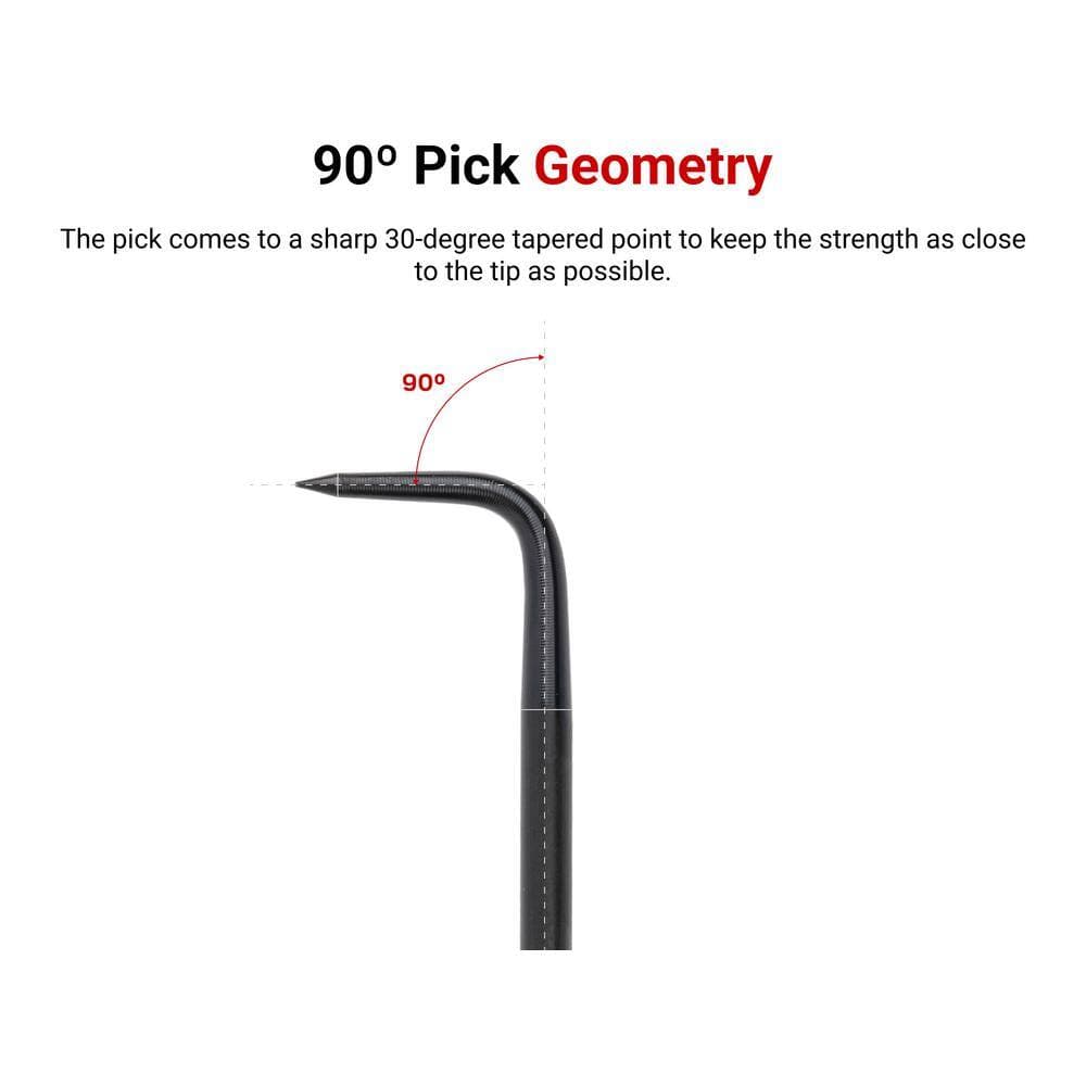 TEKTON 90° Pointed Pick (1/8 x 3 in. Shank) (3)