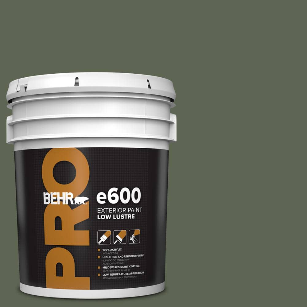 BEHR PRO 5 gal. #N390-7 Cypress Vine Low Luster Exterior Paint