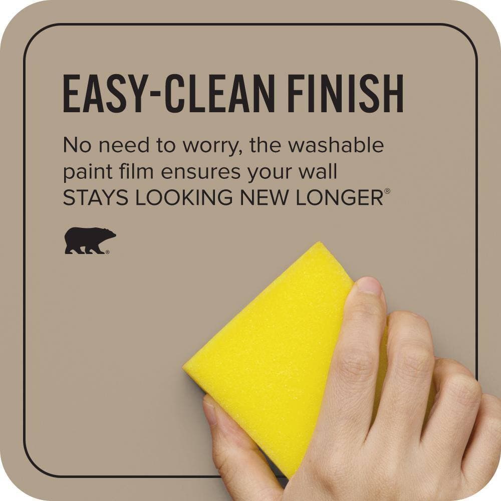 BEHR ULTRA 1 gal. #PWL-85 Stepping Stones Extra Durable Flat Interior Paint & Primer (4)