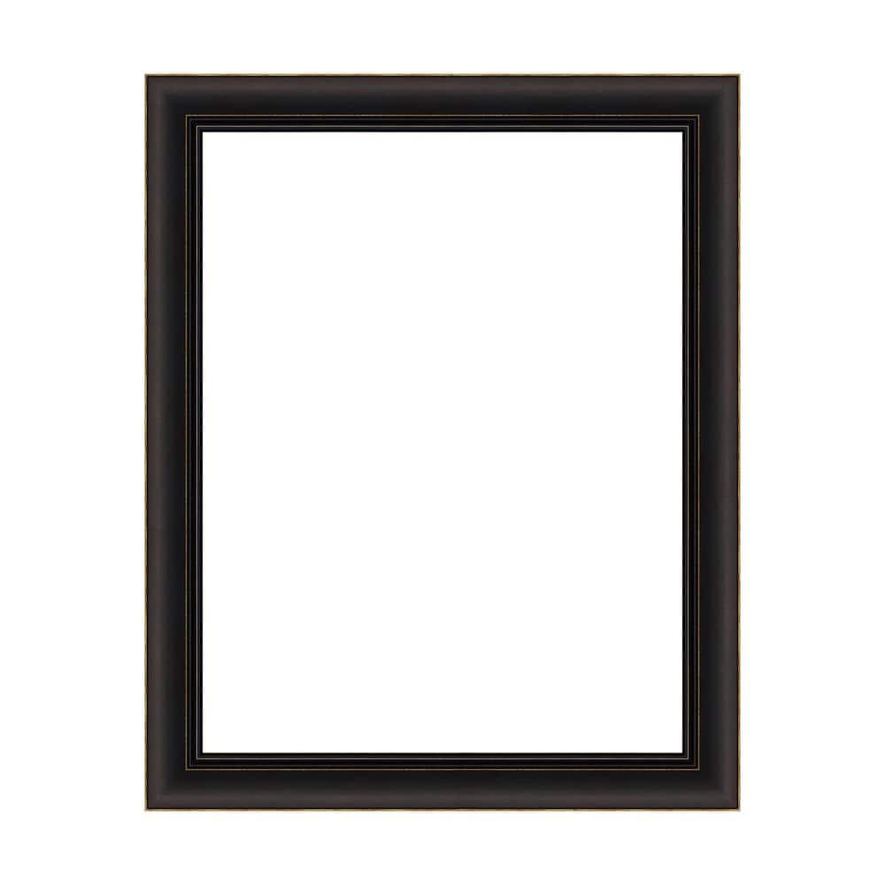 Amanti Art Mirror Makeover Trio Oil Rubbed Bronze 25.25 in. W x 31.25 in. H Bathroom Mirror Frame Border Kit-Fits a 24 x 30 mirror (1)