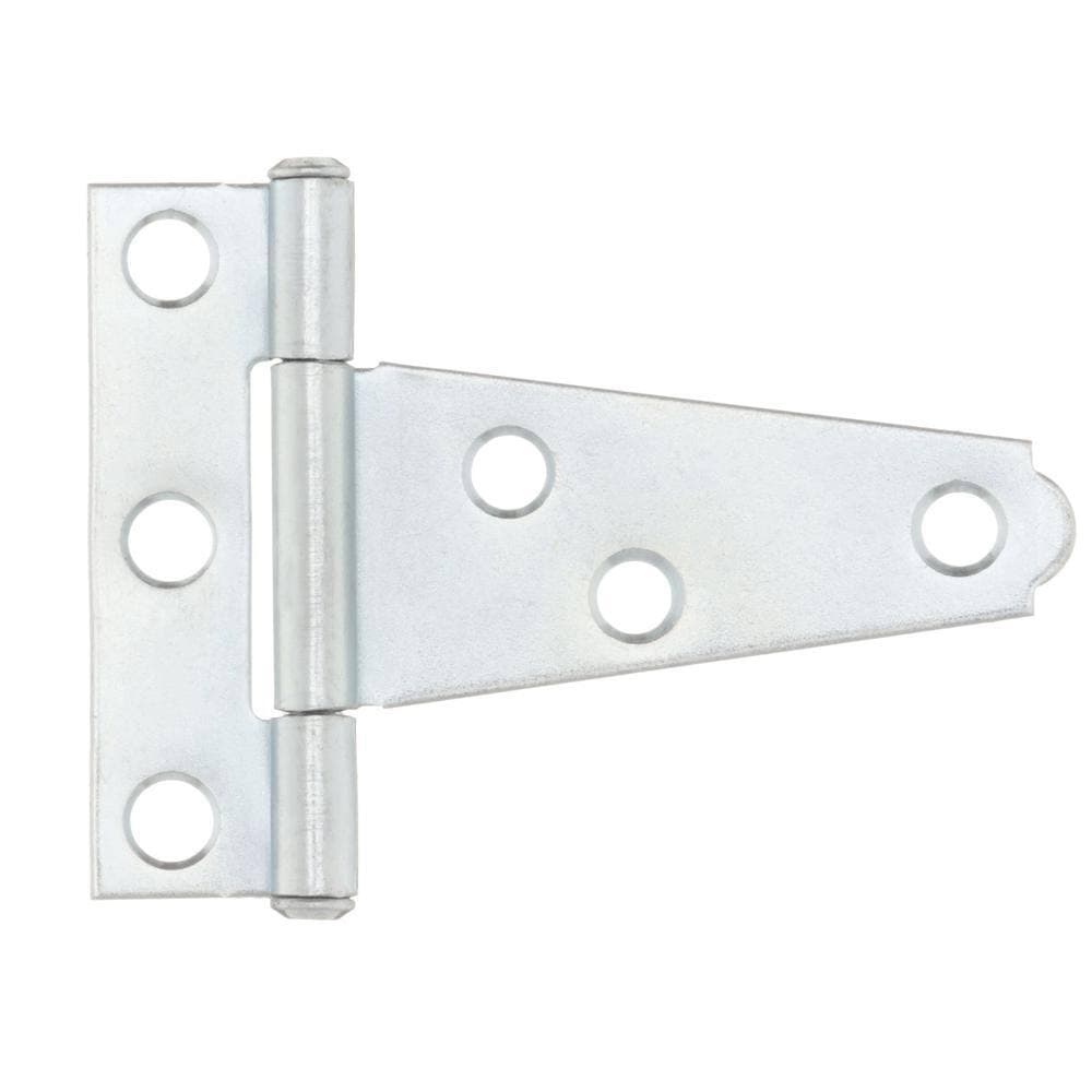 Everbilt 2 in. Zinc-Plated Tee Hinge (3)