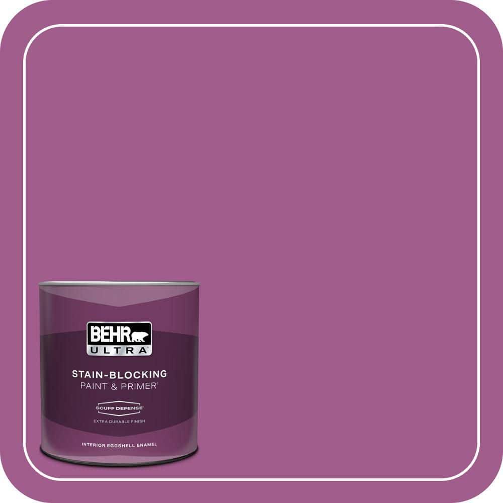 BEHR ULTRA 1 qt. #P110-6 Wild Berry Extra Durable Eggshell Enamel Interior Paint & Primer