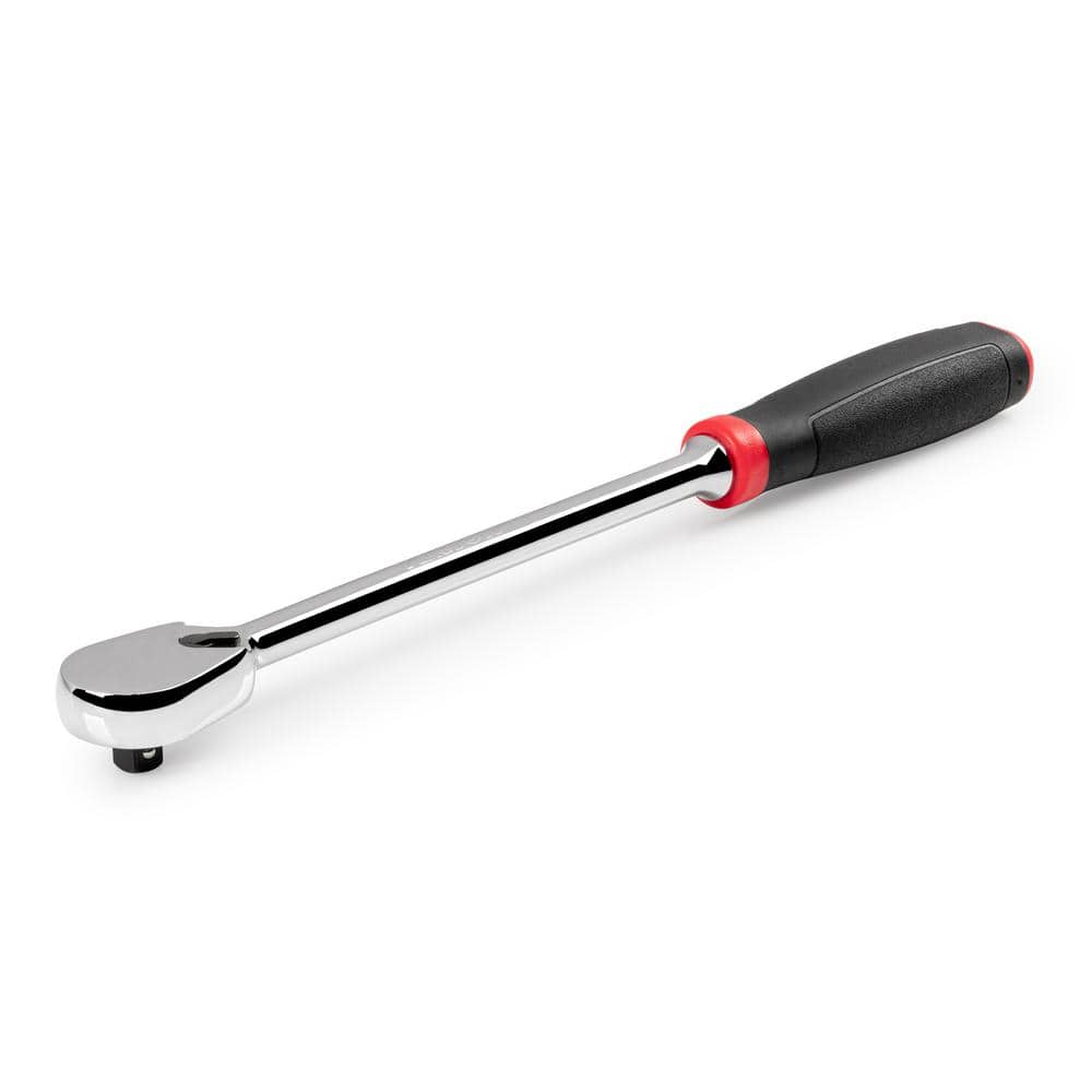 TEKTON 1/4 in. Drive x 9 in. Non-Quick-Release Comfort Grip Long Ratchet (2)