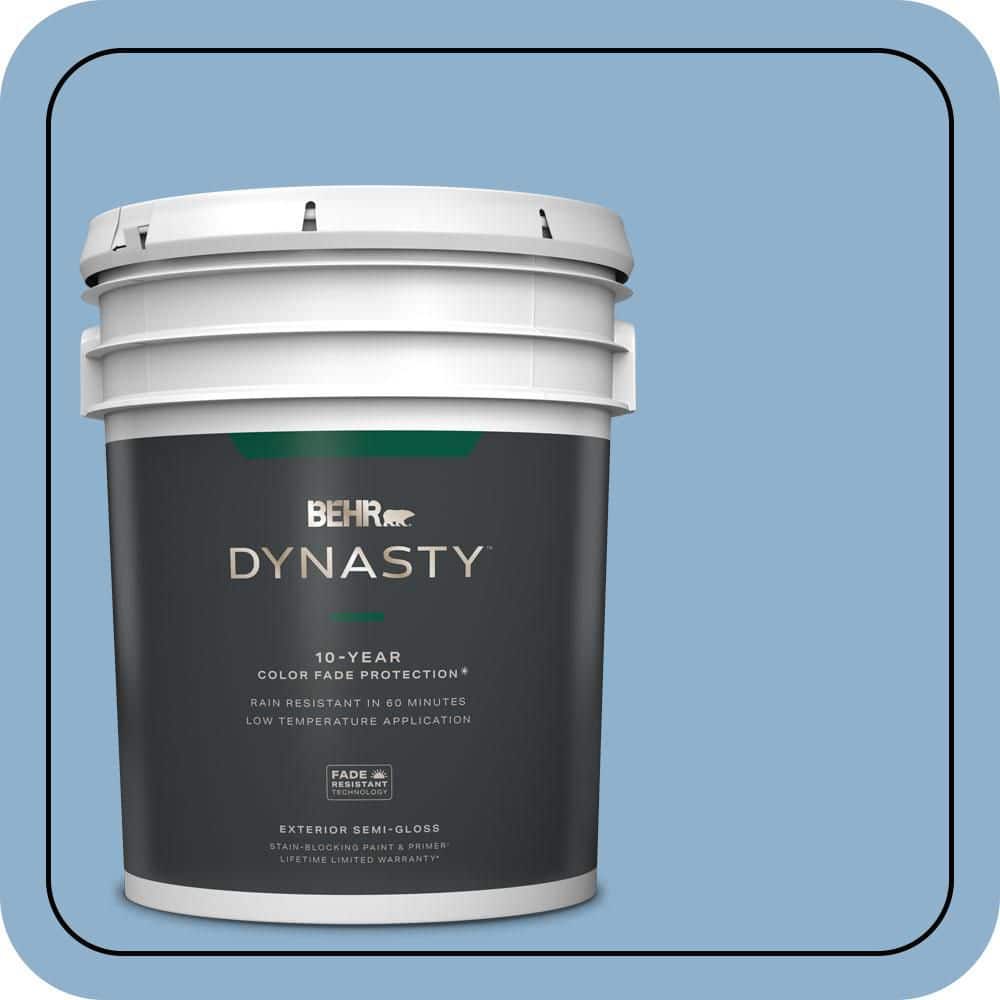 BEHR DYNASTY 5 gal. #M510-3 Sailors Knot Semi-Gloss Enamel Exterior Stain-Blocking Paint & Primer