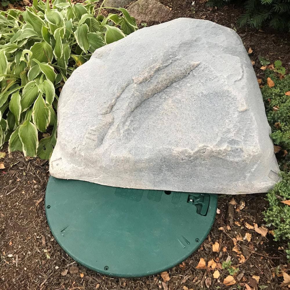 Dekorra 31 in. x 28 in. x 11 in. Tall Artificial Rock Enclosure for Covering and Concealing Valve Box Lids & Septic Manhole Lids (3)