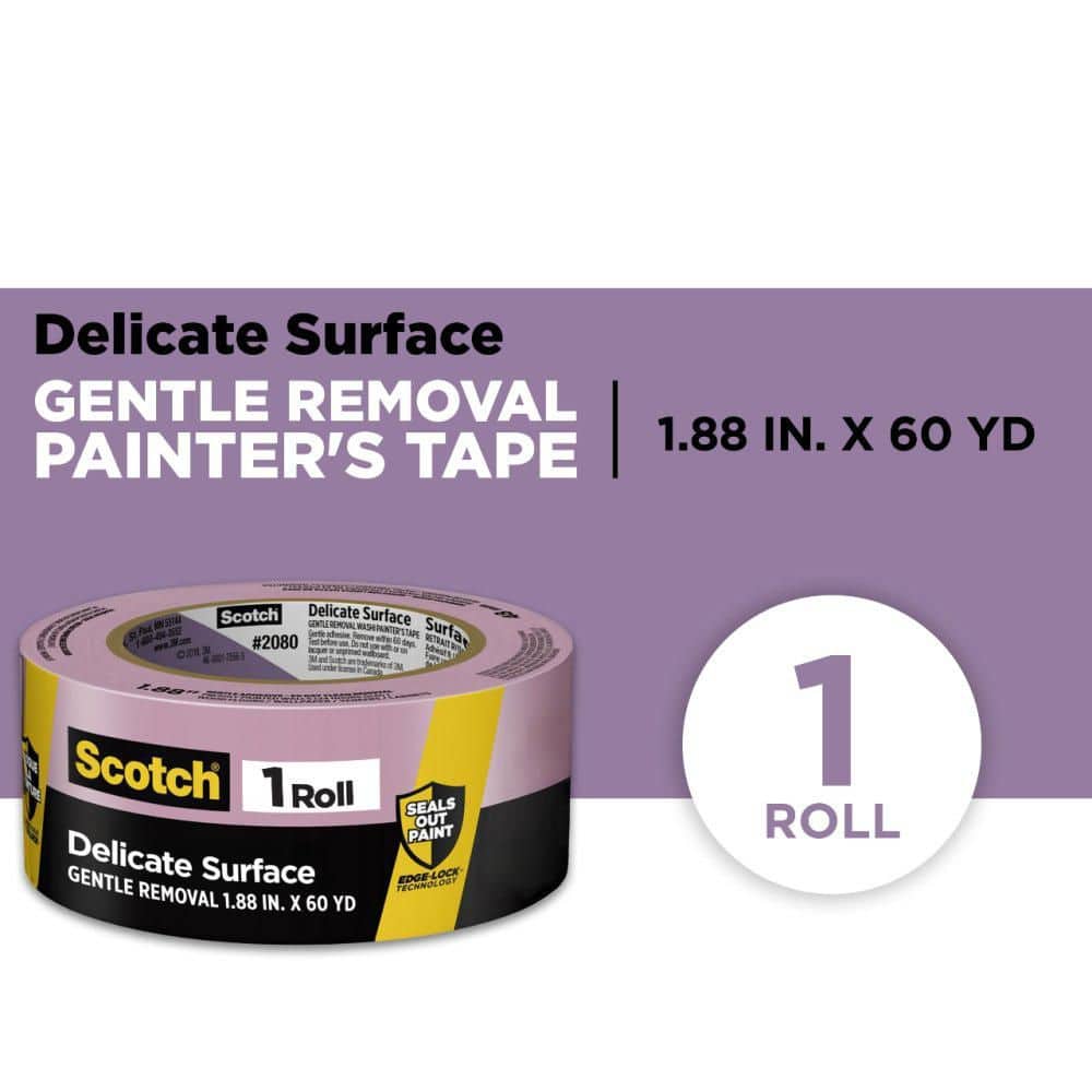 3M Scotch 60 yds. Delicate Surface Painter's Tape with Edge-Lock (Case of)