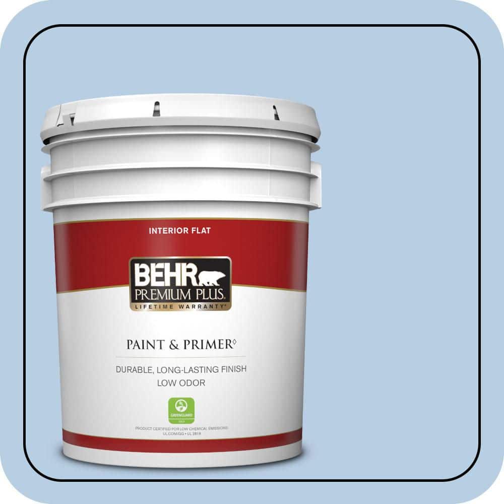 BEHR PREMIUM PLUS #570C-3 Tender Twilight Enamel Interior Stain-Blocking Paint & Primer