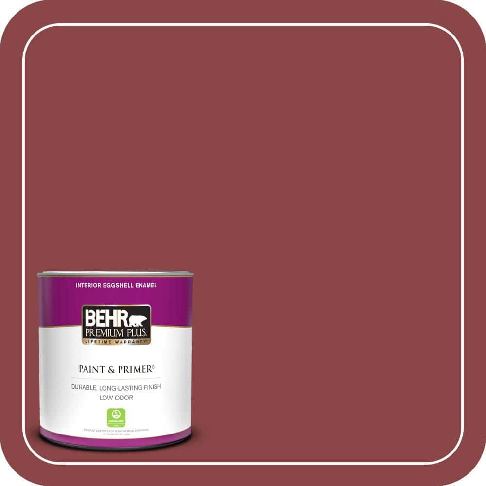 BEHR PREMIUM PLUS #PPU1-10 Forbidden Red Enamel & Primer Color Sample (1)