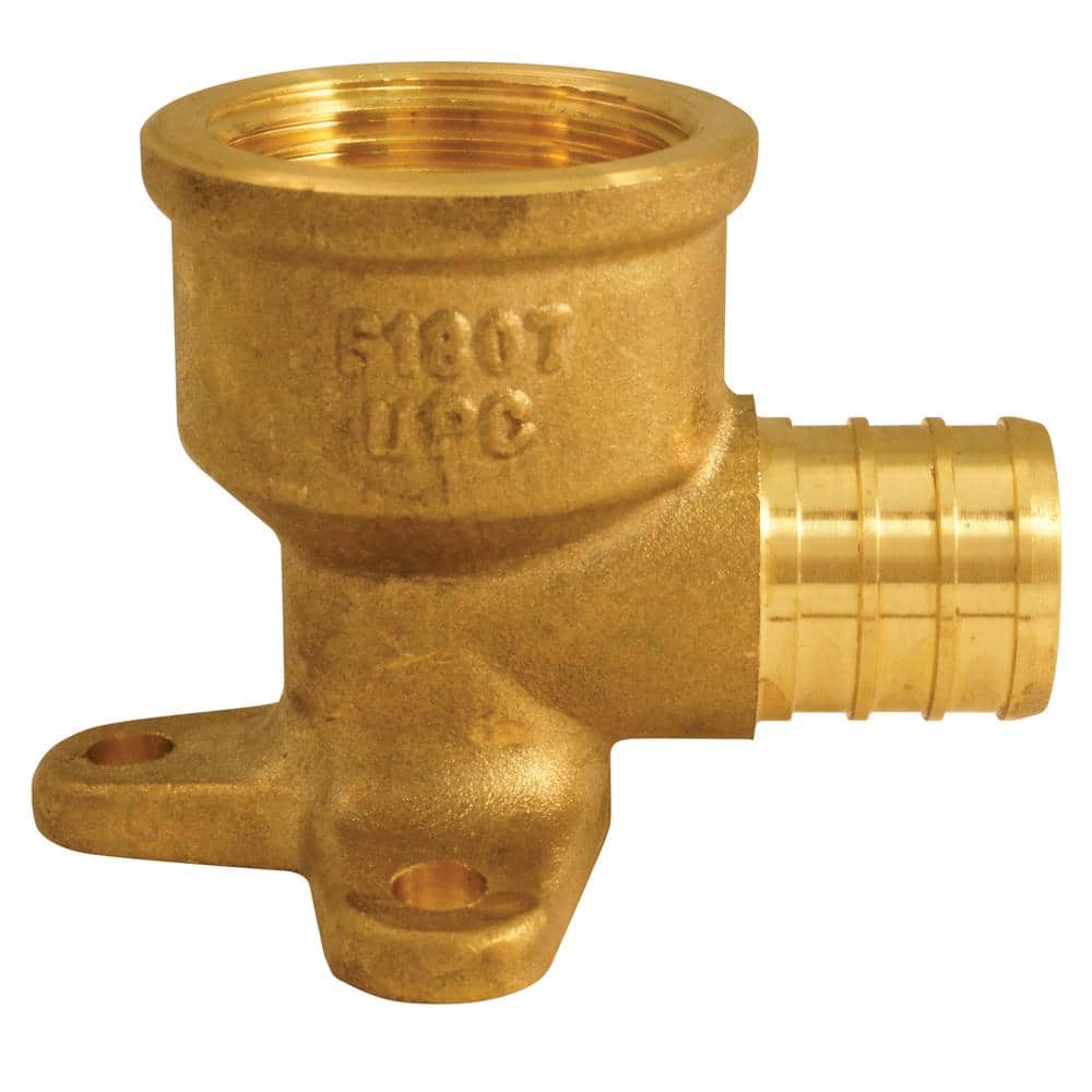 Apollo 1/2 in. Brass PEX-B Barb x 1/2 in. Female Pipe Thread Adapter 90-Degree Drop-Ear Elbow (3)