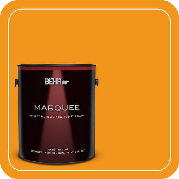BEHR PREMIUM PLUS #290B-7 Yam Enamel Low Odor & Primer (4)