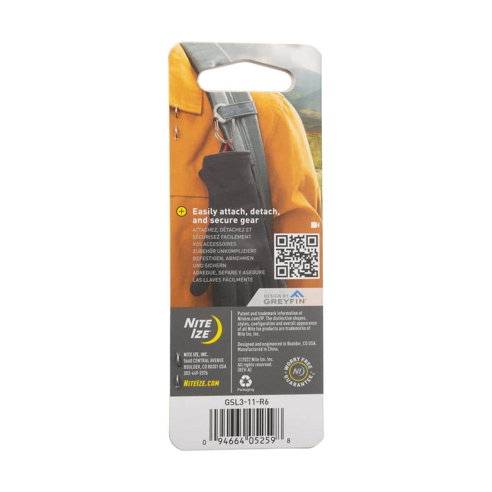 Nite Ize G-Series SlideLock #3 Dual Chamber Carabiner - Stainless Steel (3)