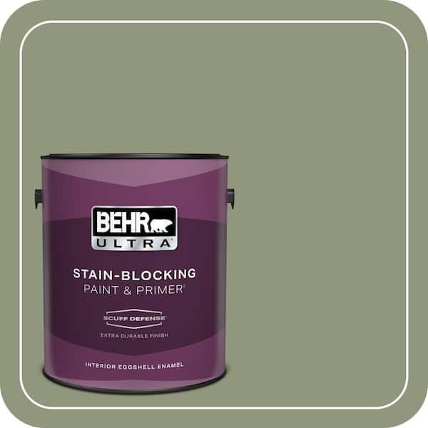 BEHR PREMIUM PLUS #ECC-63-1 Autumn Sage Enamel Low Odor & Primer (2)