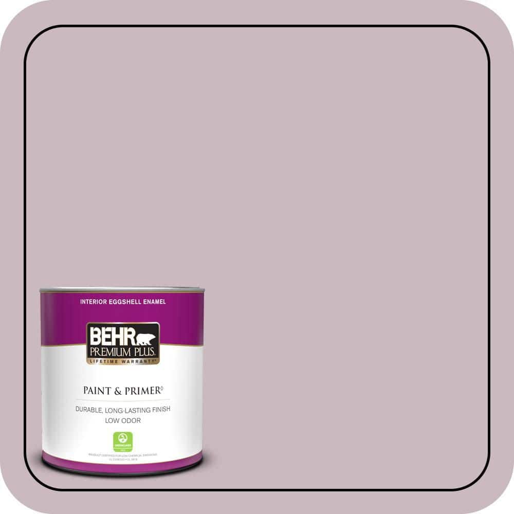 BEHR PREMIUM PLUS #690E-3 Iris Pink Enamel Low Odor & Primer (1)