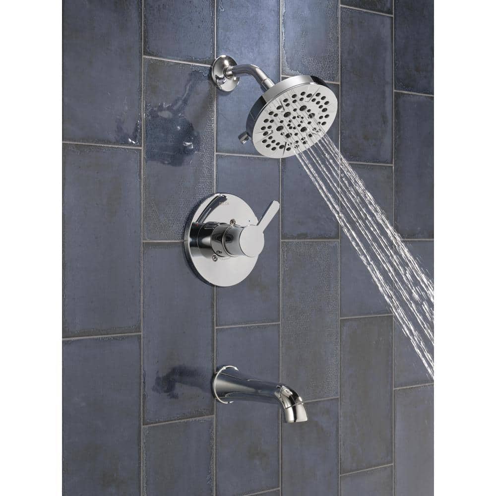Delta Greydon Single-Handle 5-Spray Tub and Shower Faucet in Chrome (Valve Included) (2)