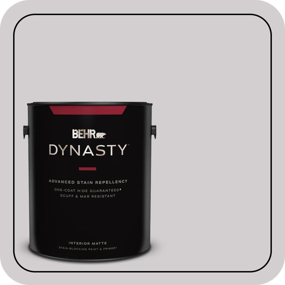 BEHR DYNASTY 1 gal. #N570-1 Opera Matte Interior Stain-Blocking Paint & Primer