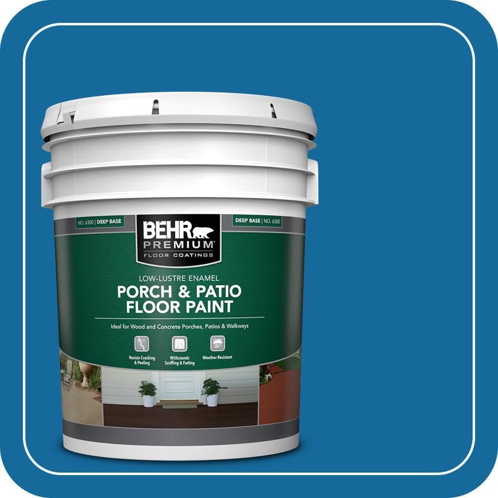 BEHR PREMIUM #P500-7 Textured Low-Lustre Enamel Interior/Exterior Porch and Patio Anti-Slip Floor Paint (1)