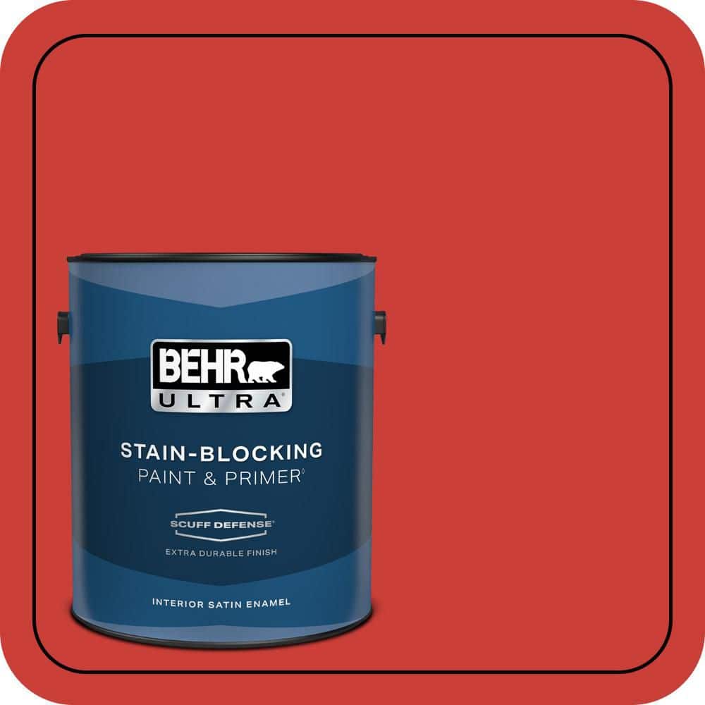 BEHR ULTRA 1 gal. #P170-7 100 Mph Extra Durable Satin Enamel Interior Paint & Primer (1)