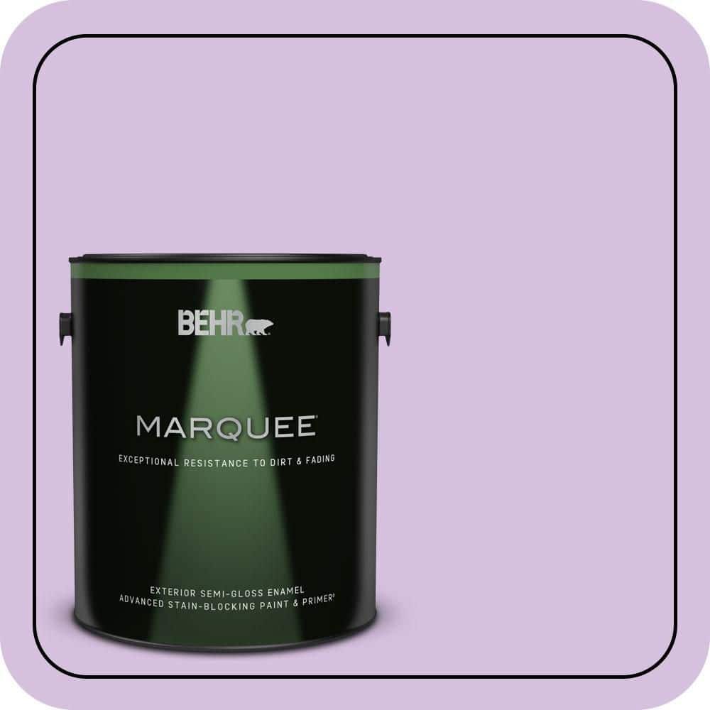 BEHR MARQUEE 1 gal. #660A-3 New Violet Semi-Gloss Enamel Exterior Paint & Primer