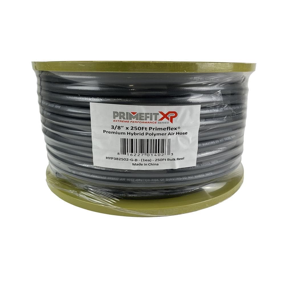 Primefit Premium Hybrid Air Hose 3/8 in. x 250 ft. Bulk Reel (2)