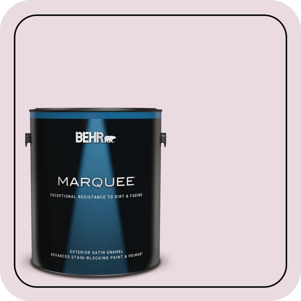 BEHR MARQUEE 1 gal. #S120-1 Wine Pairing Satin Enamel Exterior Paint & Primer