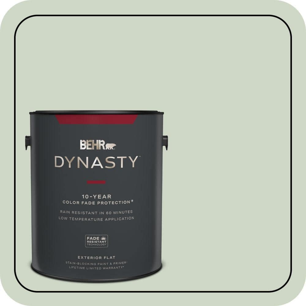 BEHR DYNASTY 1 gal. #S390-2 Spring Valley Flat Exterior Stain-Blocking Paint & Primer