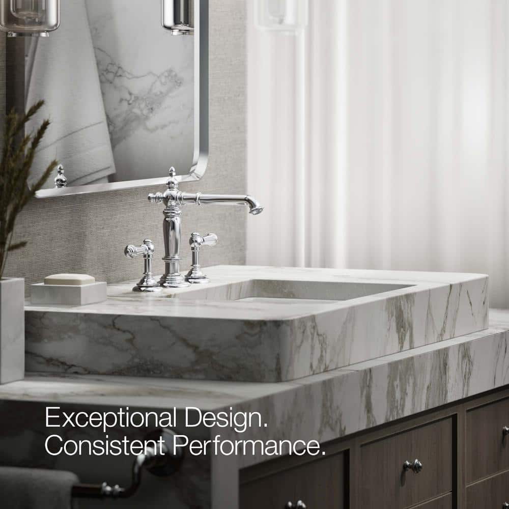 KOHLER Artifacts 6.625 in. Bathroom Sink Spout with Column Design (4)