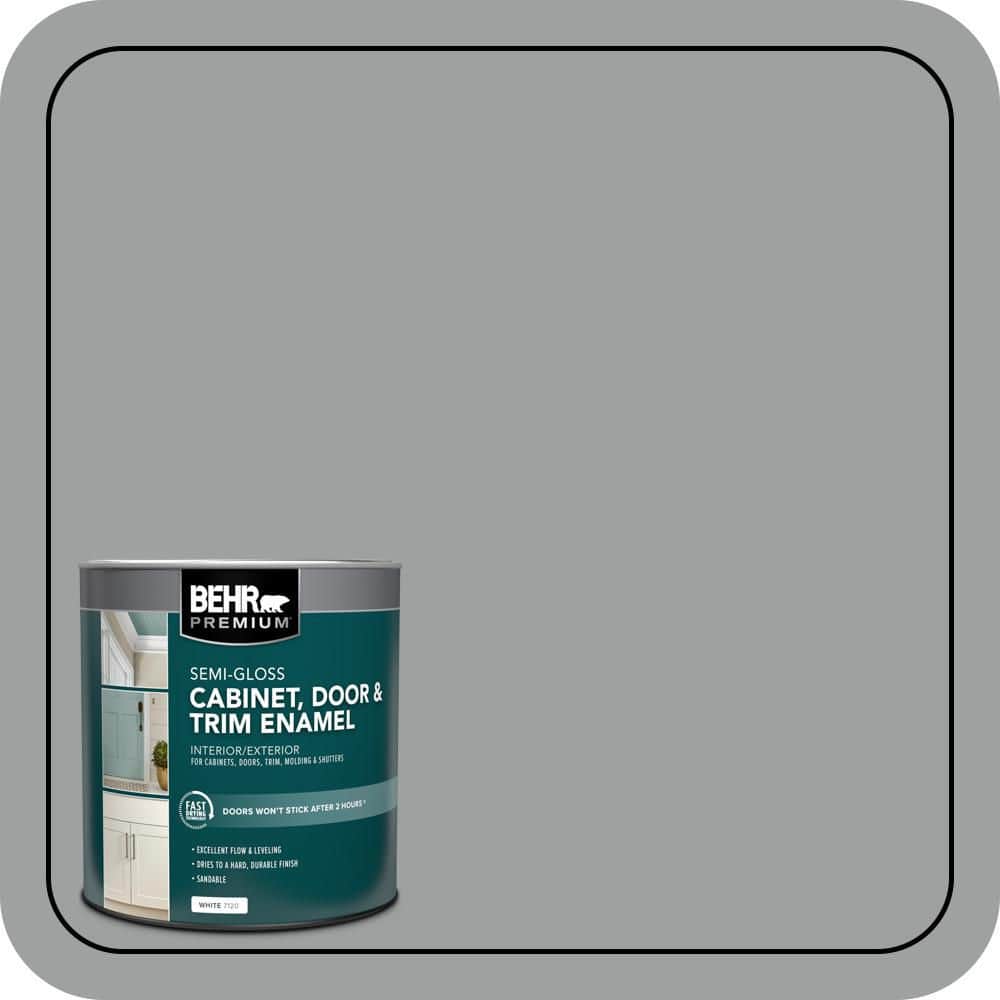 BEHR PREMIUM 1 qt. #N460-4 Cosmic Quest Semi-Gloss Enamel Interior/Exterior Cabinet, Door & Trim Paint
