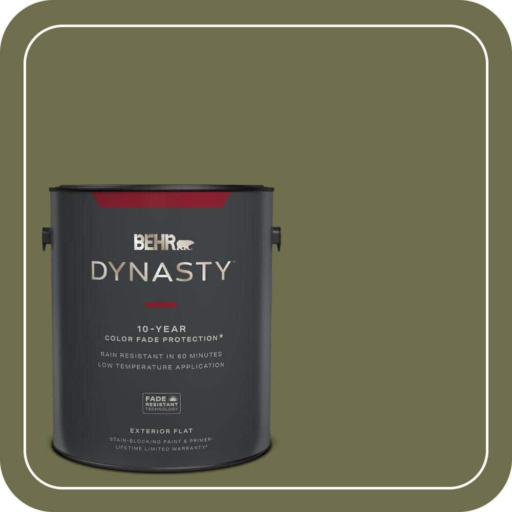 BEHR DYNASTY 1 gal. #S370-7 Outdoor Oasis Flat Exterior Stain-Blocking Paint & Primer