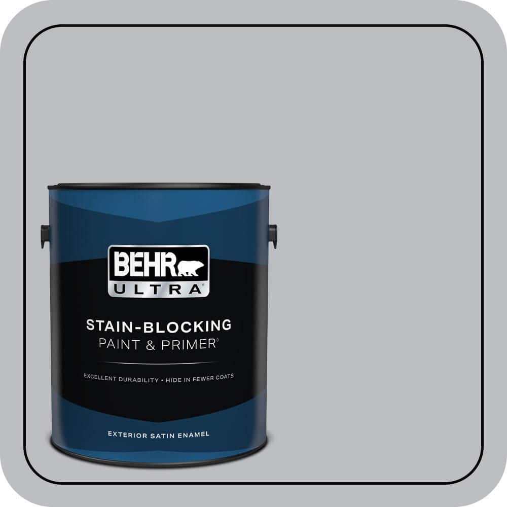 BEHR ULTRA 1 gal. #N530-3 High Speed Access Satin Enamel Exterior Paint & Primer