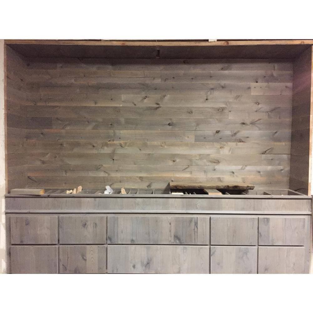 DINGEWOOD LLC Dingewood 1 in. x 6 in. x 8 ft. Rustic Barn Weathered Alder Tongue and Groove Siding (7-Piece per Box) (2)