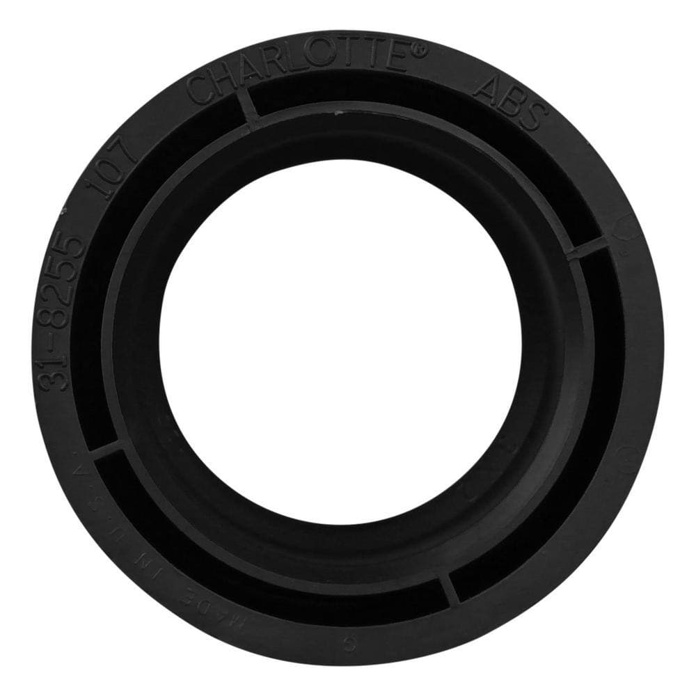 Charlotte Pipe 4 in. 3 in. ABS DWV Spigot Hub Flush Bushing (2)