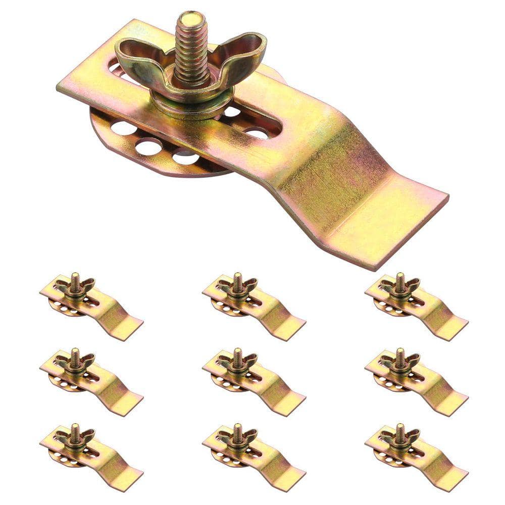 VEVETTA Sink Mounting Clip/Bracket Undermount in Bronze 10 pcs Kit (1)
