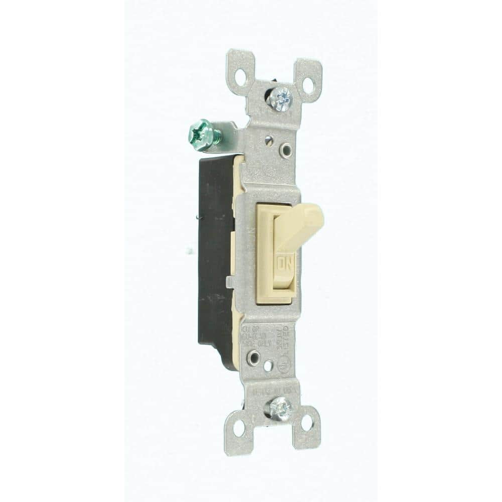 Leviton Single-Pole Toggle Switch, 1451-2I (2)