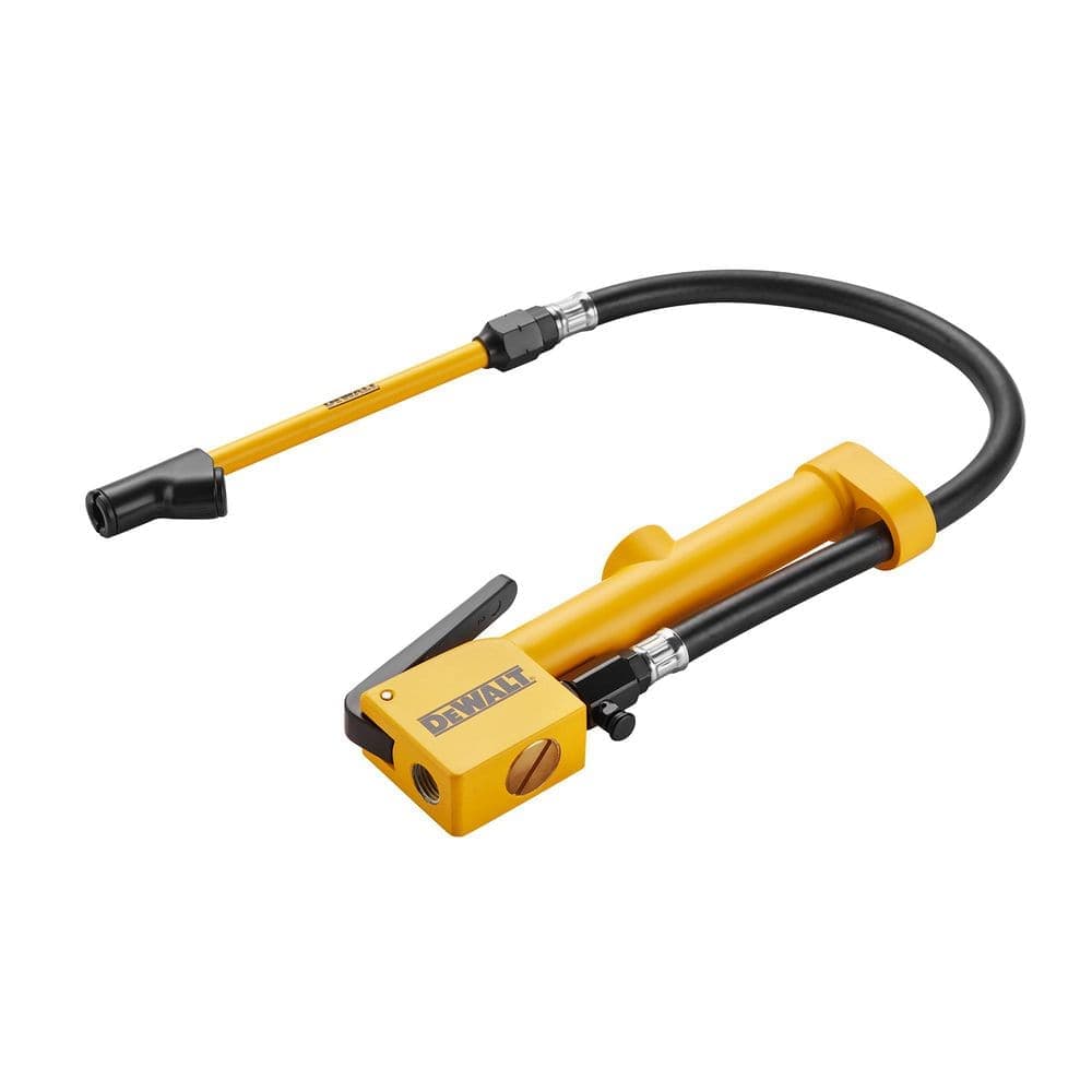 DEWALT SIght Glass Inflator with Dual Head Straight Chuck And 15 in. Hose (2)