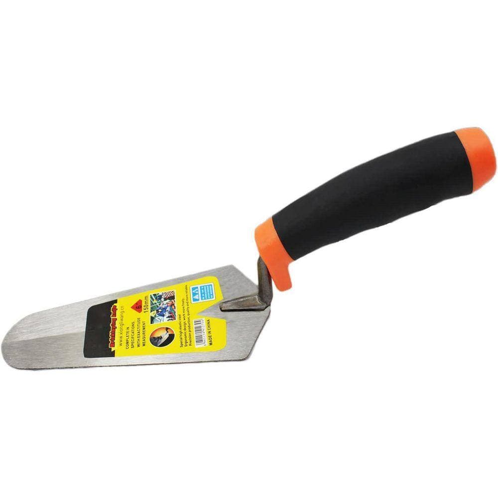 KIWDZFU 11 in. L Pointing Trowel and 6 x 3.4 Gauging Trowel Set with Soft Grip Handle Masonry Hand Tool (2-Piece) (3)