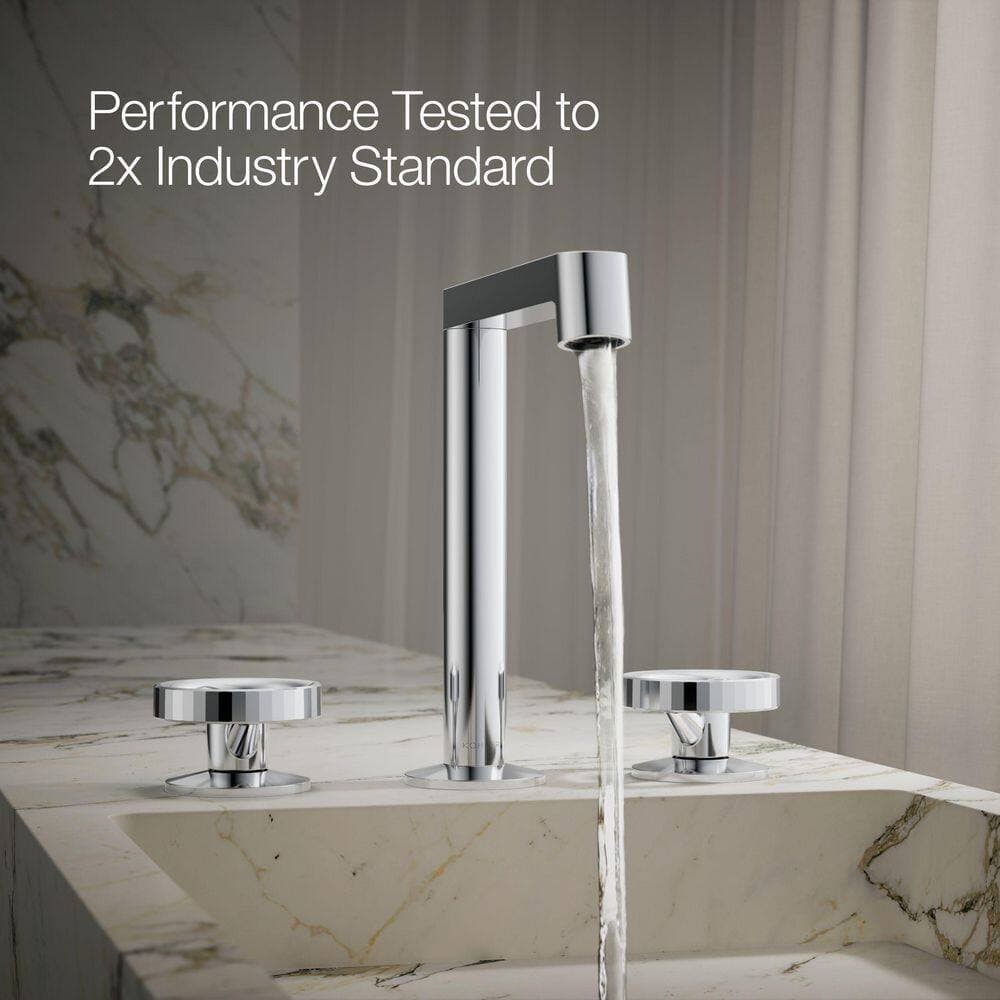 KOHLER Components Bathroom Sink Handles with Industrial Design in Polished Chrome (3)