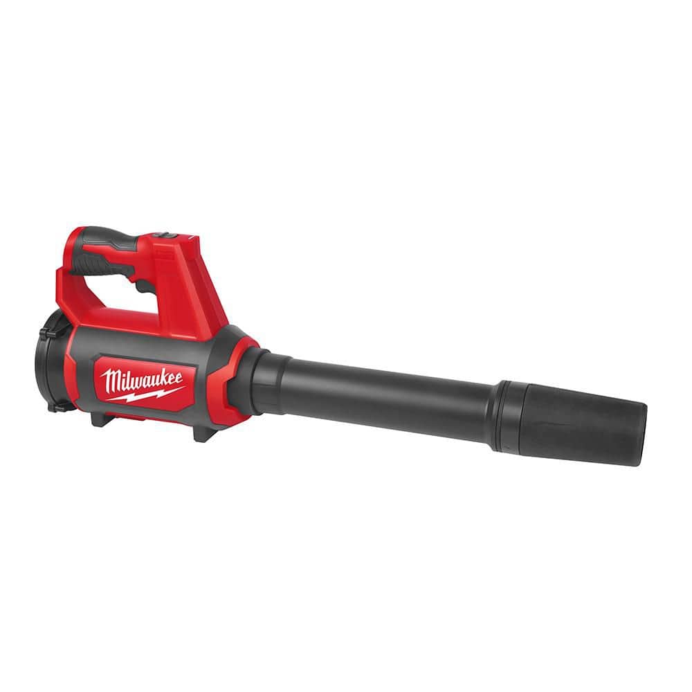 Milwaukee M12 12V Lithium-Ion Cordless Compact Spot Blower with XC Battery Pack 4.0 Ah and Charger Starter Kit