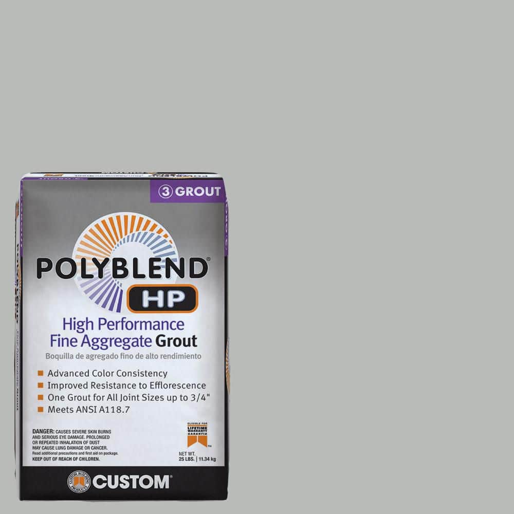 Custom Building Products Polyblend HP #546 Cape Gray 25 lbs. High Performance Fine Aggregate Grout (2)