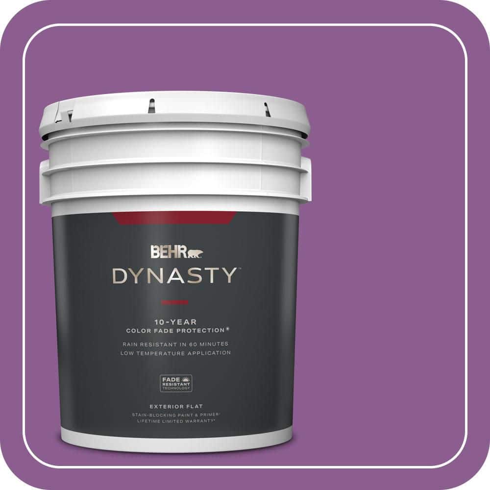 BEHR DYNASTY 5 gal. #P100-6 Chakra Flat Exterior Stain-Blocking Paint & Primer