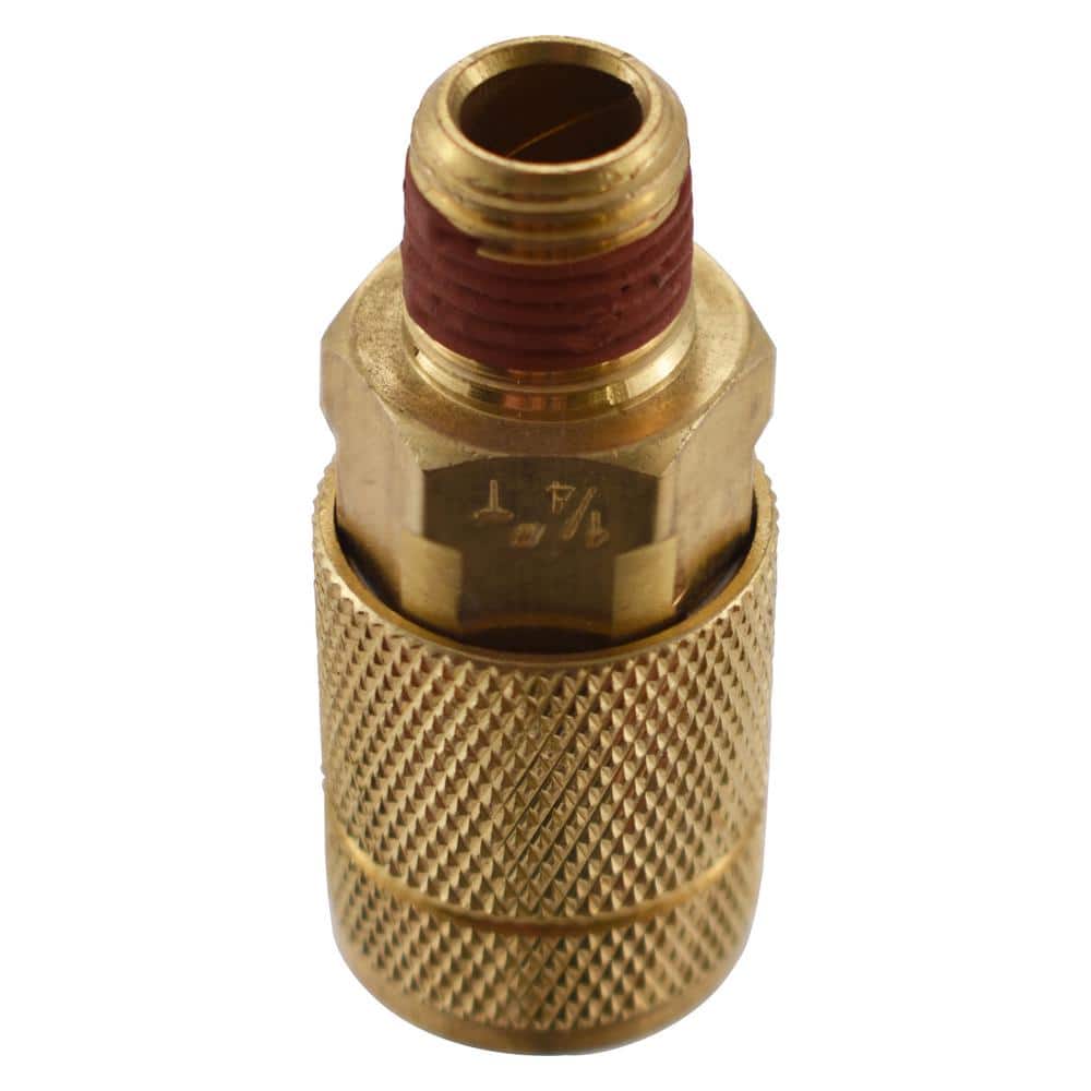 Husky 1/4 in. x 1/4 in. NPT Male Automotive Coupler (4)
