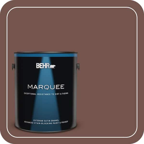 BEHR PREMIUM PLUS #HDC-CL-12 Terrace Brown Enamel Low Odor & Primer (2)