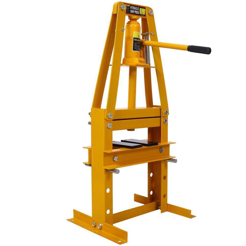 Miscool Ami 6 Ton Hydraulic A-Frame Shop Press with Press Plates Yellow (3)