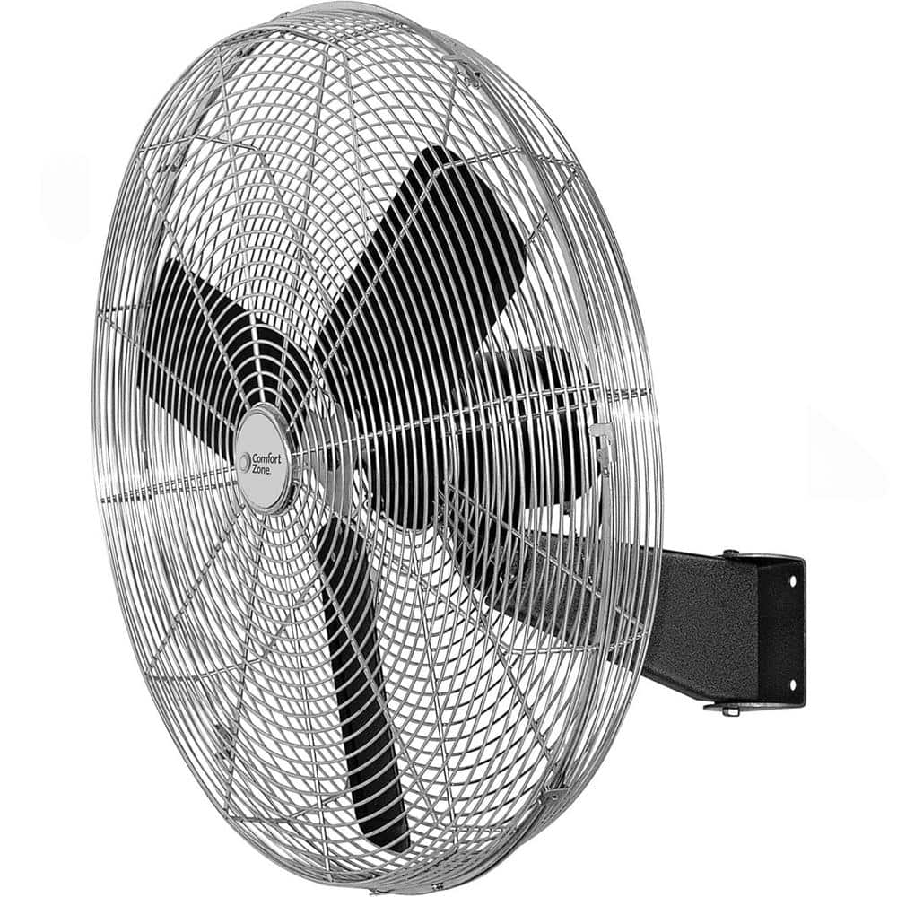 Adrinfly 30 in. 2-Speed Oscillating High Velocity Industrial Wall Fan, Adjustable Angle and Tilt, Black (1)