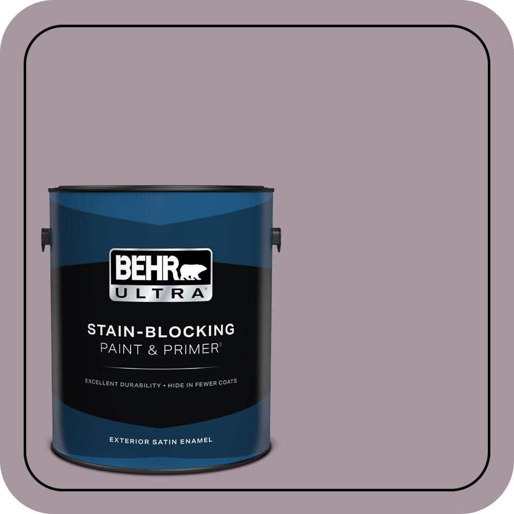 BEHR ULTRA 1 gal. #N110-3 Fig Preserves Satin Enamel Exterior Paint & Primer (1)