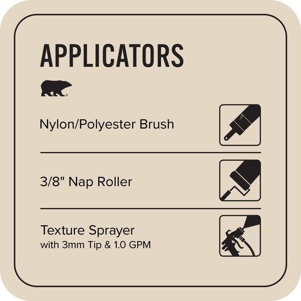 BEHR PREMIUM 1 gal. #N270-1 High Style Beige Textured Low-Lustre Enamel Interior/Exterior Porch and Patio Anti-Slip Floor Paint (4)