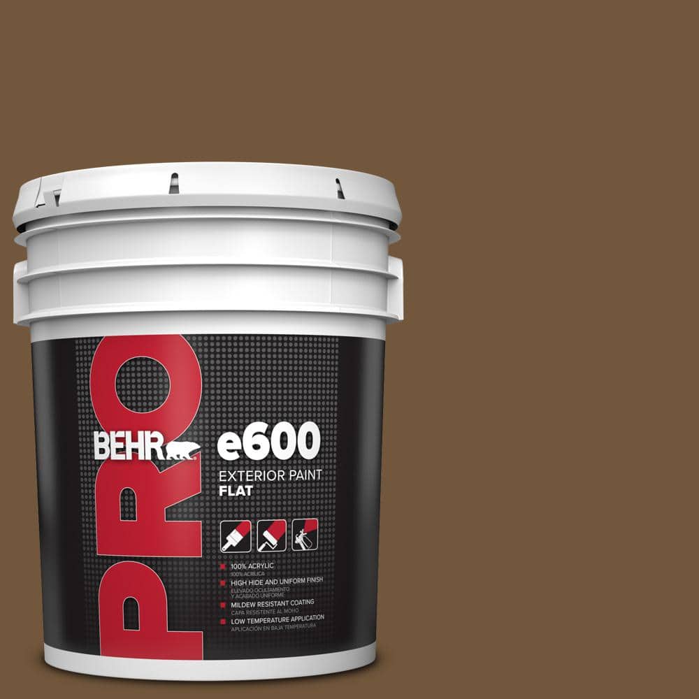 BEHR PRO 5 gal. #MQ2-09 Clockworks Flat Exterior Paint