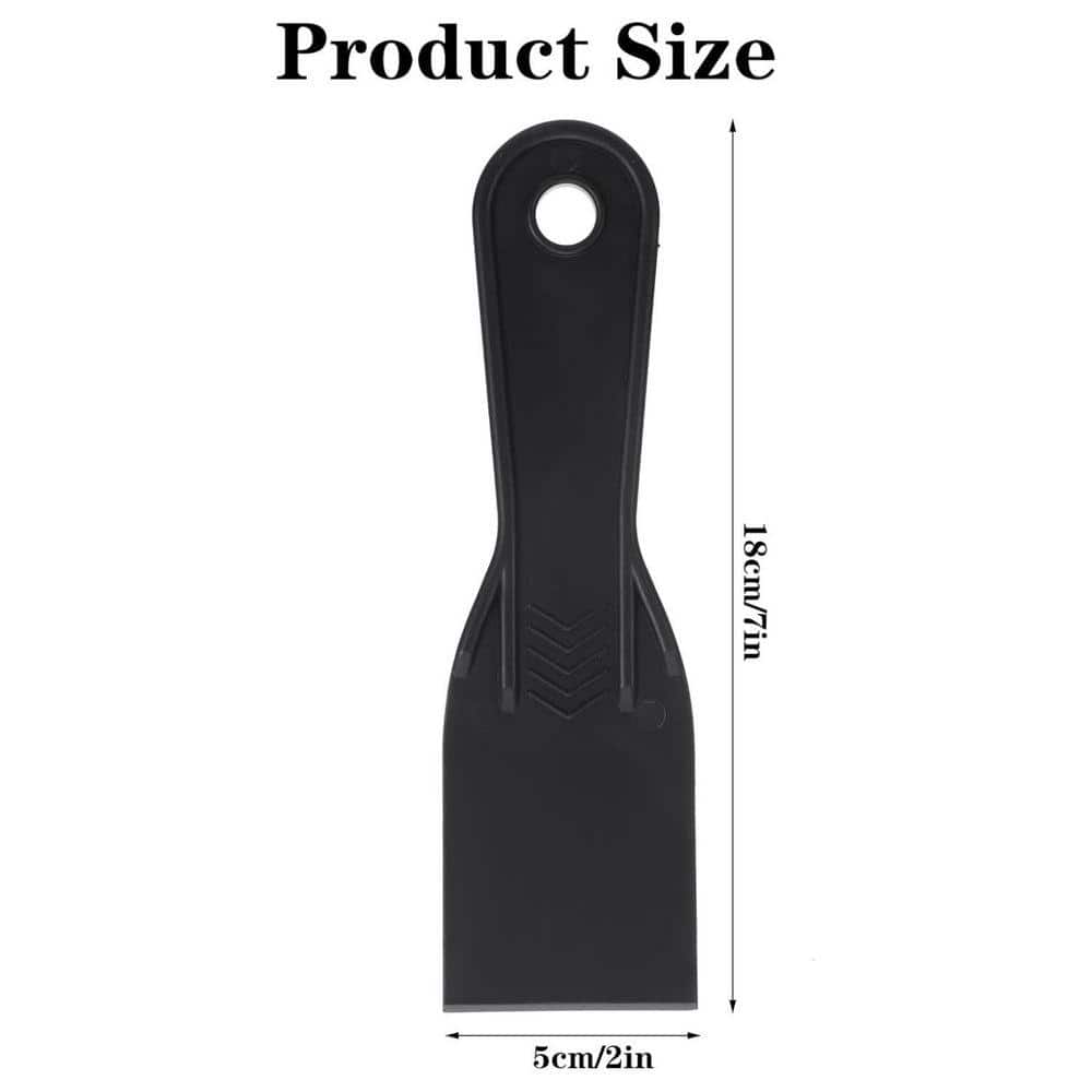 KIWDZFU 2in. Plastic Joint Taping Knife with Ergonomic Handle for Drywall Patching and Painting 5 Pack (2)